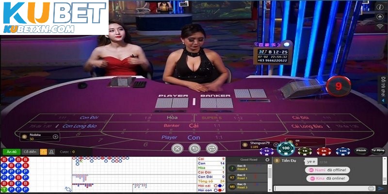 Baccarat Kubet liên tục lọt top địa chỉ được yêu thích